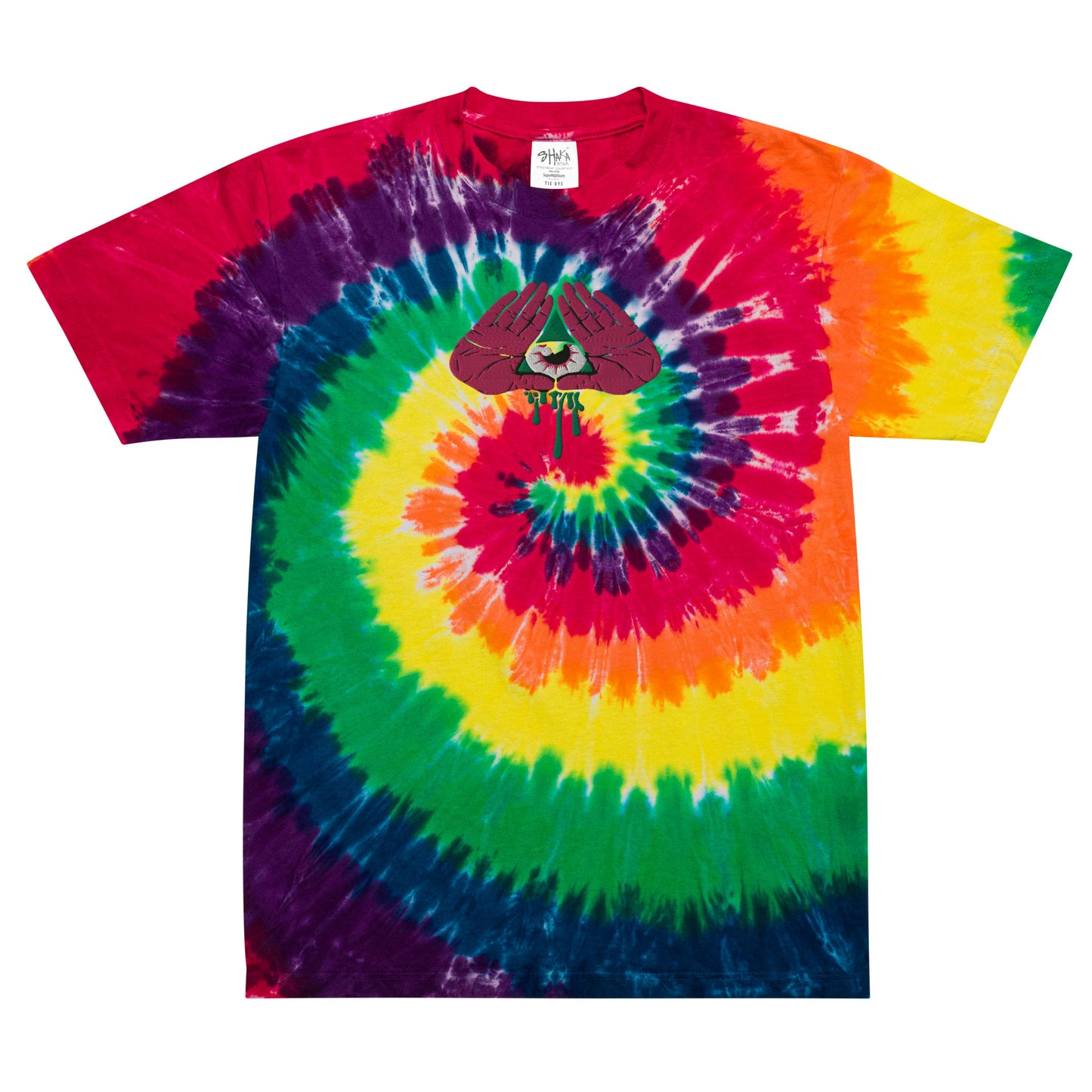 Illuminati - Oversized Unisex Tie-Dye T-shirt