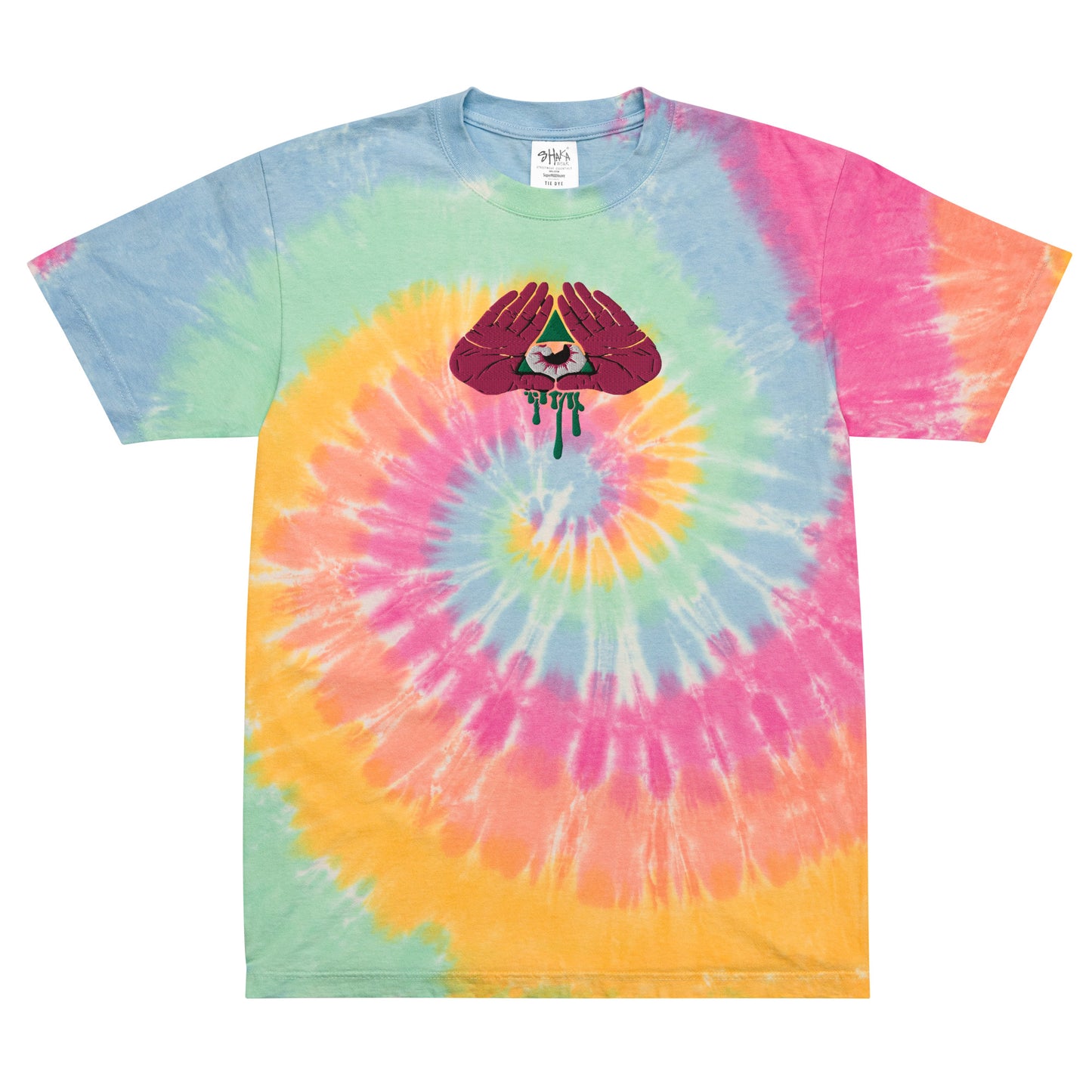 Illuminati - Oversized Unisex Tie-Dye T-shirt