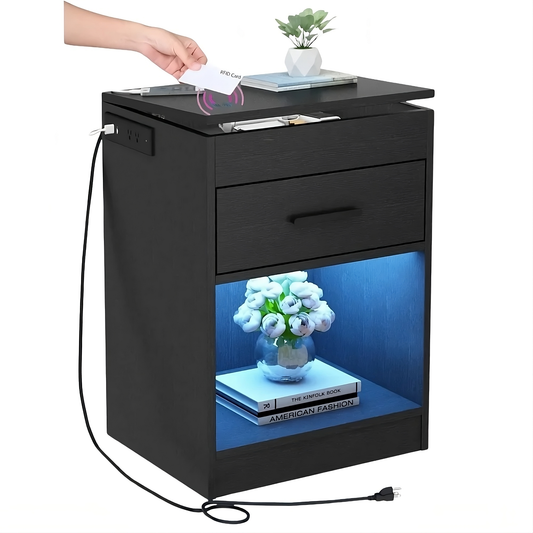 Secret Safe Nightstand with RFID Lock