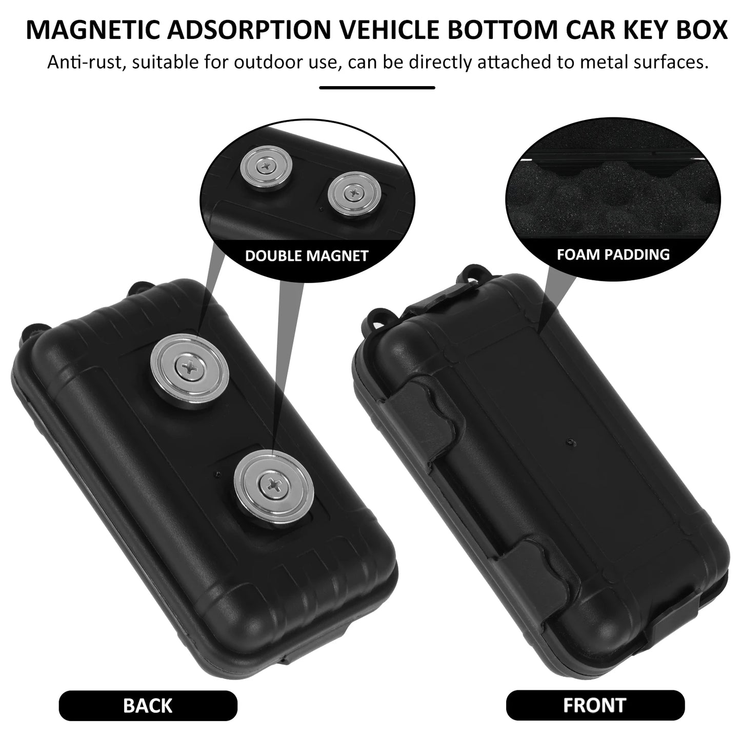 Magnetic Stash Box for Under Car