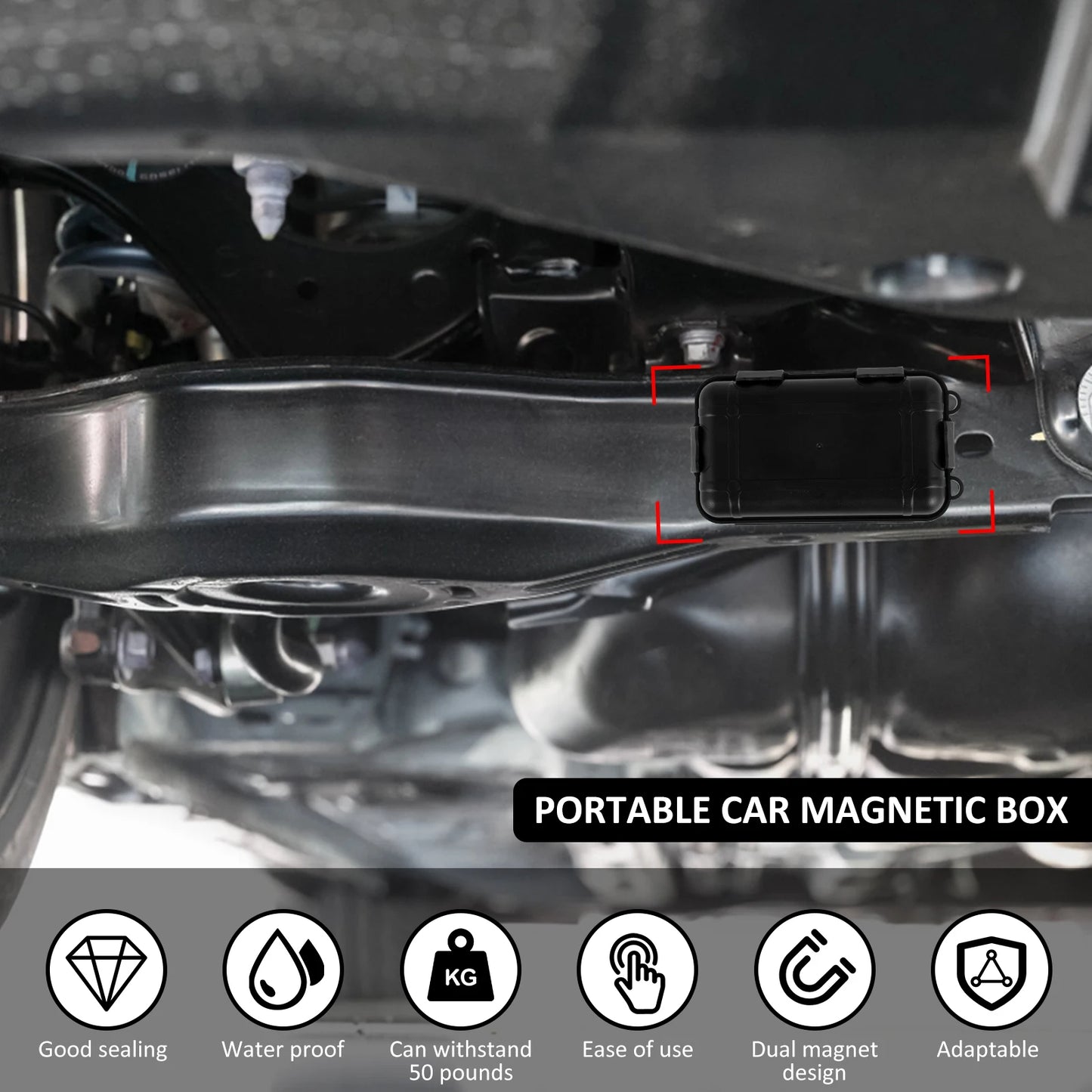Magnetic Stash Box for Under Car