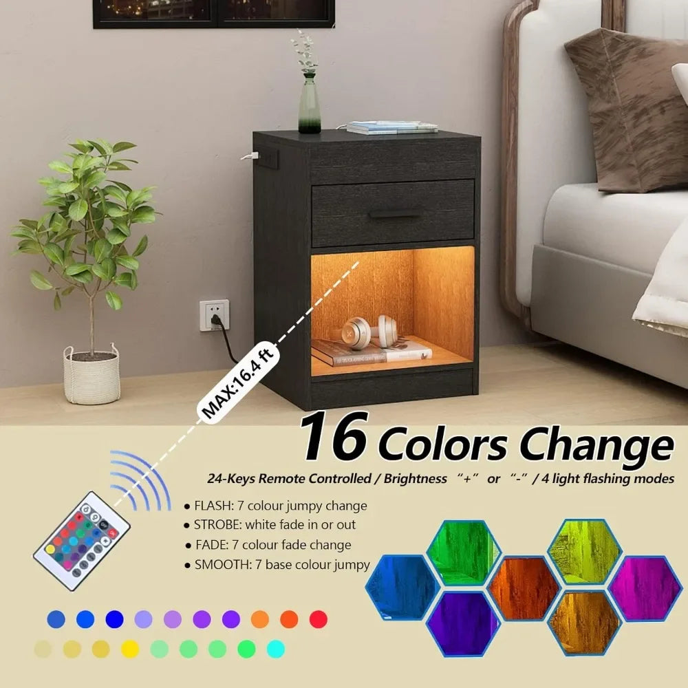 Secret Safe Nightstand with RFID Lock