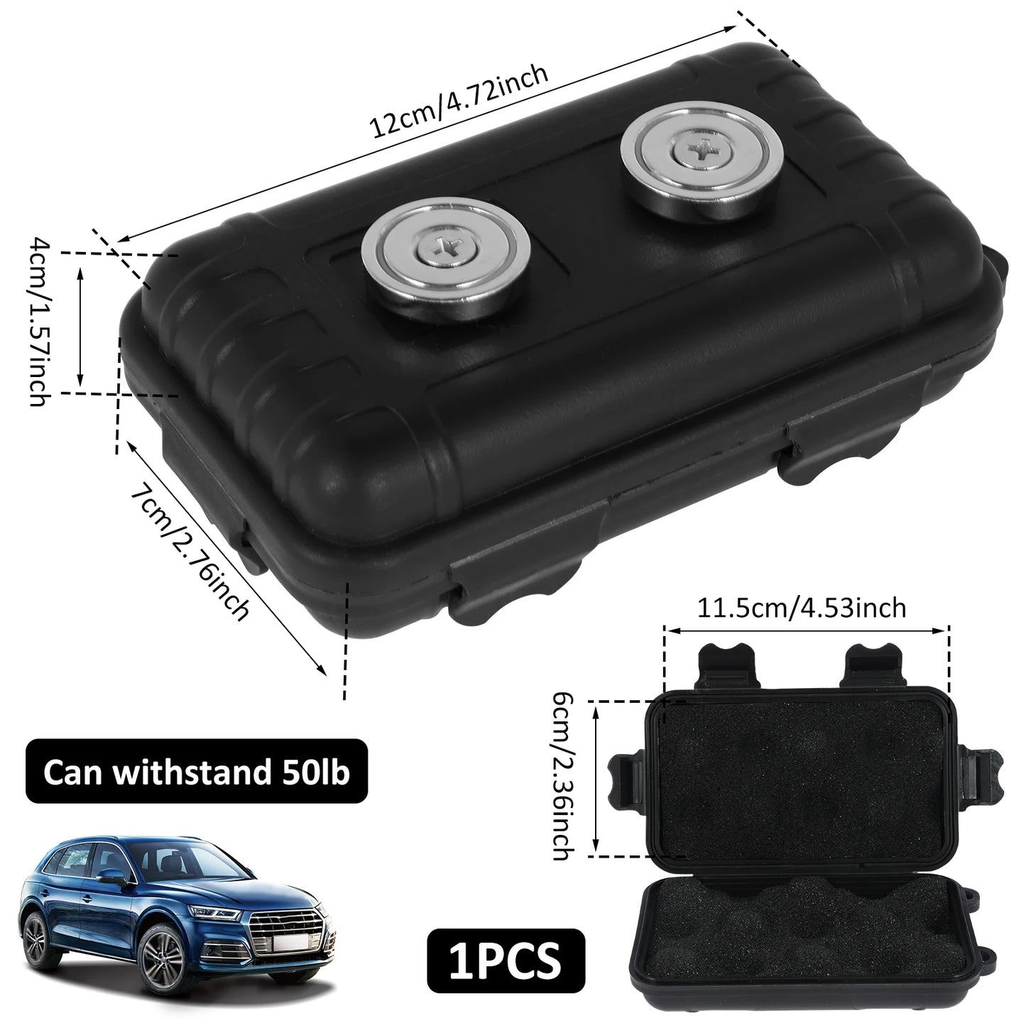 Magnetic Stash Box for Under Car