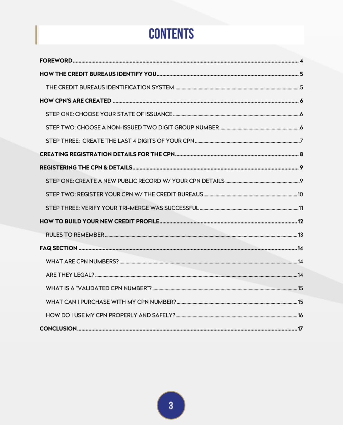 “The TRUTH About C.P.N’s” E-Book By A.M Jackson